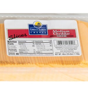 Cheese Ched Med Sliced | Packaged