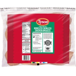 Tyson Chicken Breasts | Packaged