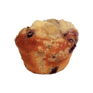 Blueberry Cobbler Muffins, Stuffed with Cheesecake Filling | Raw Item