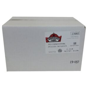 PORK PULLED BBQ DRY PKG 4-4# | Corrugated Box