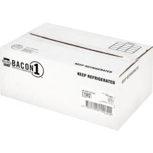 BACON CKD 18-22 HALF SLICES ~ 527CT | Corrugated Box