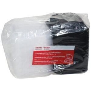 1-Compartment Dual Colored Container | Packaged