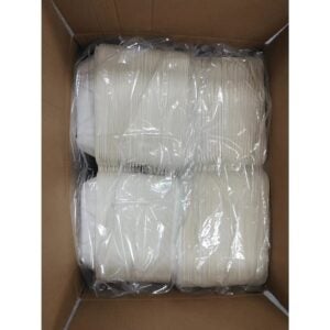 1- Compartment Molded Fiber Containers | Packaged