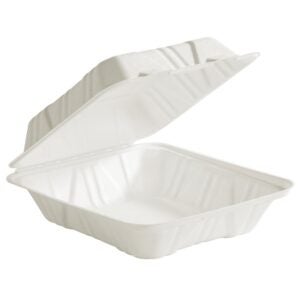 1- Compartment Molded Fiber Containers | Raw Item