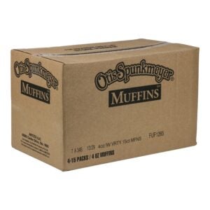 Individually Wrapped Variety Pack Muffins | Corrugated Box