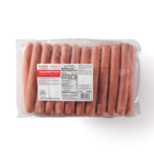 Angus Beef Franks, 4/Lb | Packaged