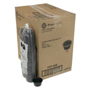 CUP SOUFF PLAS 2Z BLK 2500CT PACTIV | Styled