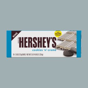 King Size Cookies & Cream Candy Bar | Corrugated Box