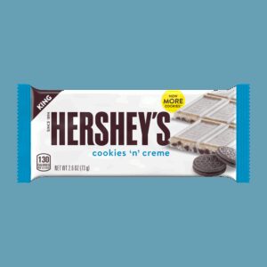 King Size Cookies & Cream Candy Bar | Packaged