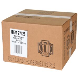 TORTILLA WHL WHE 6-12CT LA BANDERI | Corrugated Box
