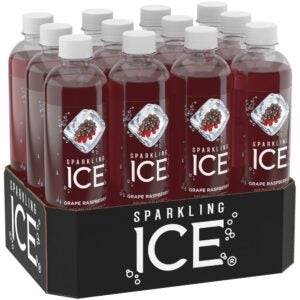 Grape Raspberry Sparkling Water | Packaged