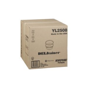 CONT W/LID 8Z CLR 240CT DELITAINER | Corrugated Box