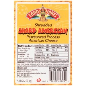 Shredded Sharp American | Packaged