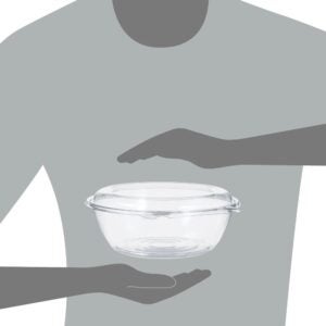 CONT BOWL PLAS 48Z CLR W/LID 2-50CT | Styled