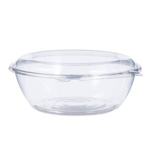 CONT BOWL PLAS 48Z CLR W/LID 2-50CT | Raw Item