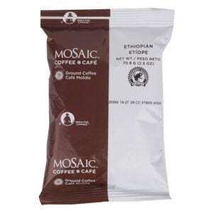 COFFEE ETHIOPIAN 48-2.5Z MOSAC | Packaged