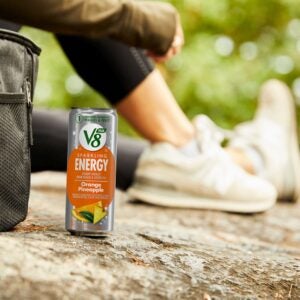 Orange Pineapple Sparkling Energy Drink | Styled