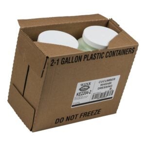 DRESSING CUCUMBER WASABI 2-1GAL KENS | Packaged