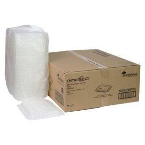 LID DOME 12X9 RECT CLR VNT 200CT | Styled