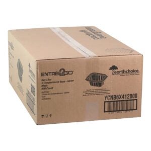 CONT PLAS 12Z RECT BLK 600CT ERTHCH | Corrugated Box