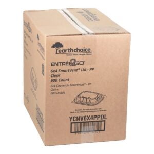 LID DOME 6X4 RECT CLR VNT 600CT | Corrugated Box