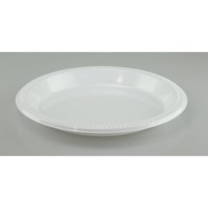 9″ White Plastic Plates | Styled