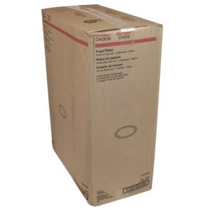 10.25″ White Foam Plates | Corrugated Box
