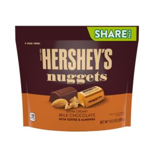 Hershey’s Milk Chocolate Nuggets with Toffee & Almonds | Packaged