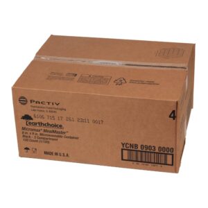 3 Compartment Hinged Container | Corrugated Box