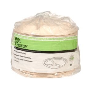 Molded Fiber Plates, 10 inches | Packaged