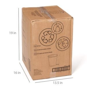 CUP PPR HOT 8Z PLA 20-50CT RESC | Corrugated Box