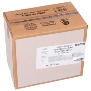 Breaded Buffalo Shrimp | Corrugated Box