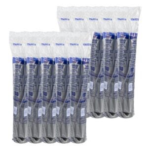 LID DOME 8Z TRAVELER BLK | Packaged