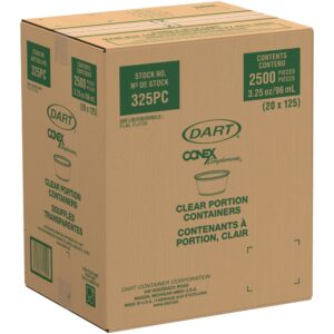 CUP PRTN SOUFF PP 3.25Z CLR | Corrugated Box