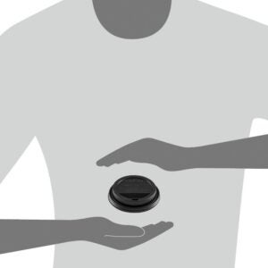 Plastic Traveler Lid, Black | Styled