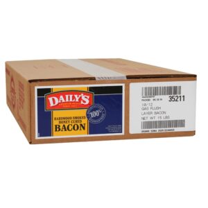 Dailys L/O Bacon 10/12 15lb | Corrugated Box