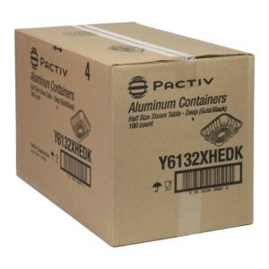 1/2 Size Black & Gold Foil Pan | Corrugated Box