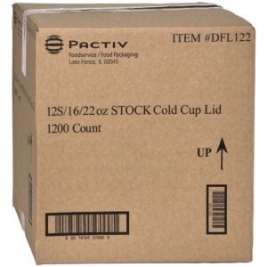 XSlot Lids, 12 – 22 oz., Translucent | Corrugated Box