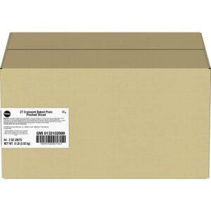 Baked Sliced Plain Croissants | Corrugated Box