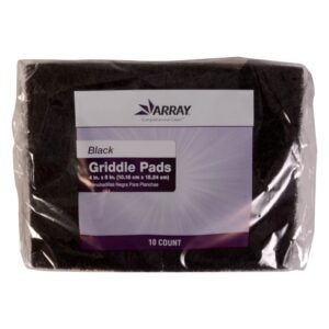 Black Griddle Pads | Packaged
