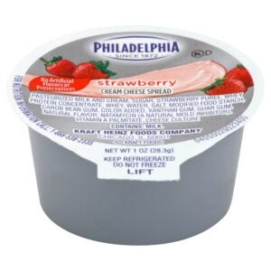 Single-Serve Strawberry Cream Cheese | Packaged
