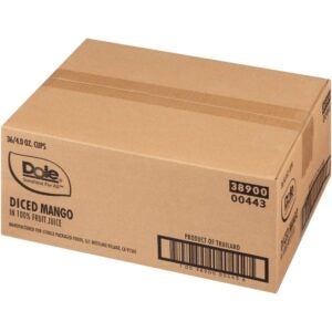 Diced Mangos in Juice | Corrugated Box