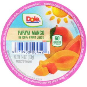Papaya/Mango Fruit Cups | Styled