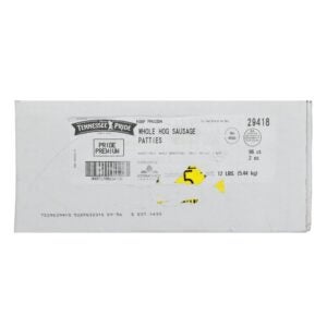 Whole Hog Sausage Patties | Corrugated Box