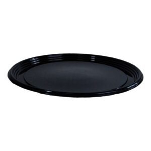 18″ Black Plastic Tray | Raw Item