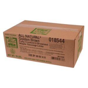 1-10# SAUSAGE LINK CKD MAPLE .8Z | Corrugated Box
