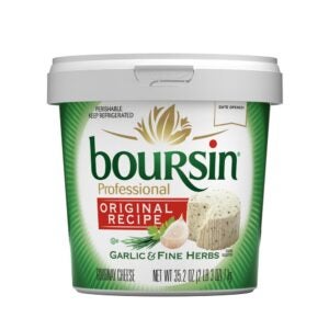 CHEESE BRSIN GARL HRB 2-2# BOURSIN | Packaged