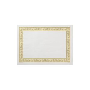 Greek Key Placemats | Raw Item