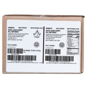 Duck Leg, Confit, Bone-In | Corrugated Box