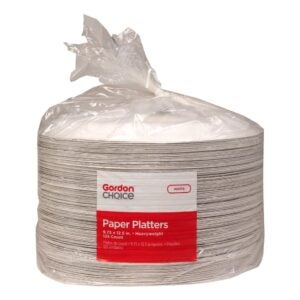 Oval Fiber Platter | Packaged